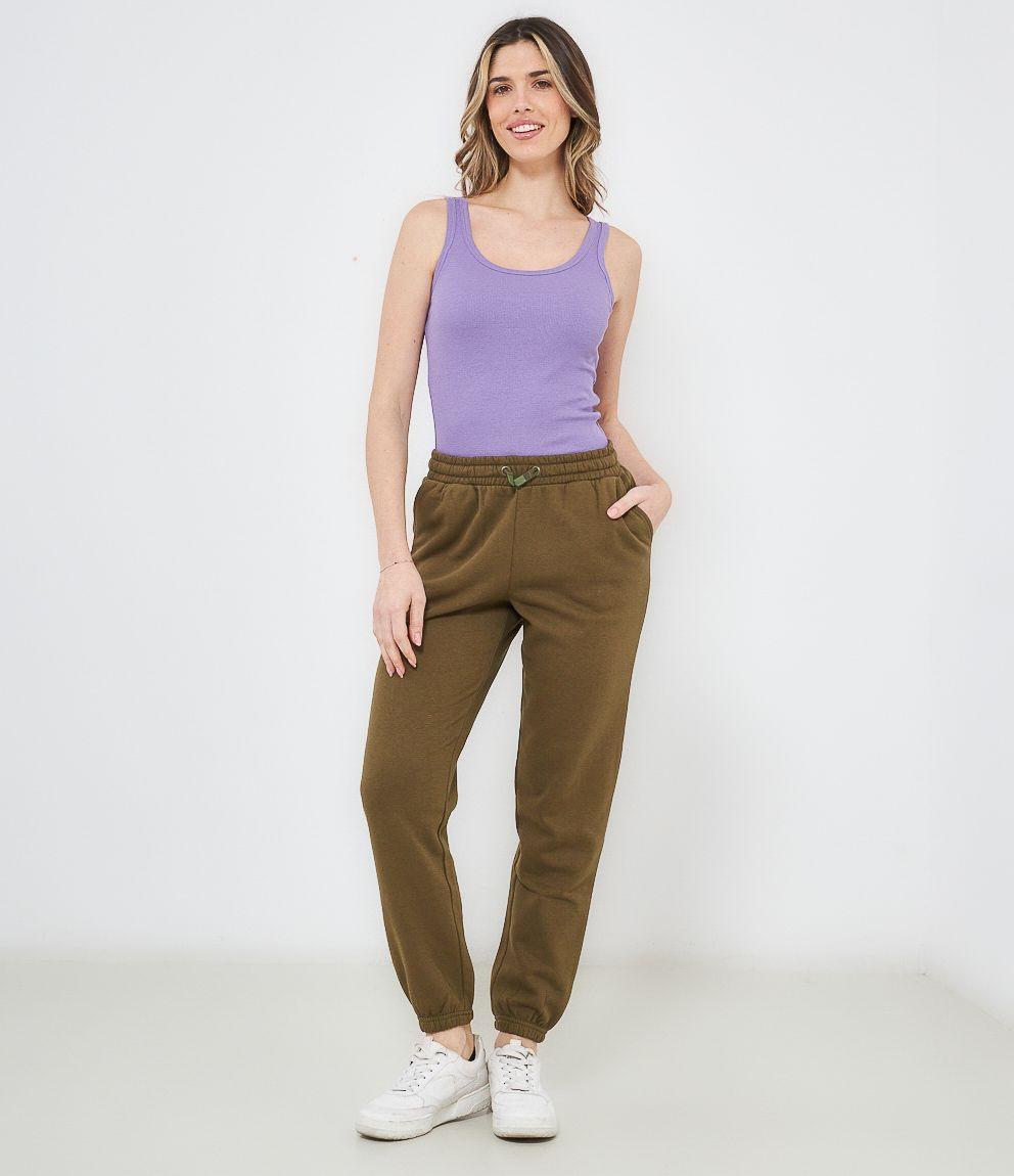 Trousers with Elastic Cuffs